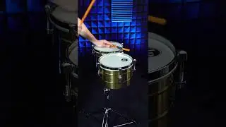 Como Tocar los Timbalitos | Ritmo y Variación Basico # 1✅👌#shorts #timbales #percusión