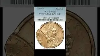 Crazy dollar coin error! #coin #numismatics #cointips  #money #history #error #errorcoins