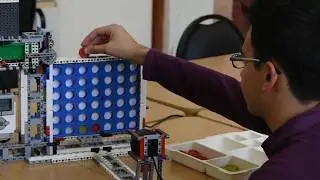 Connect Four Robot | Using (Computer Vision - LEGO - Minimax Algorithm) | Yaser Harba