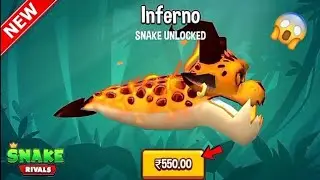 Snake Rivals - NEW SNAKE UNLOCKED Inferno 🗾SHAKES KINGS MONSTER PABLO rajasekharsadasivam9@gmail.com