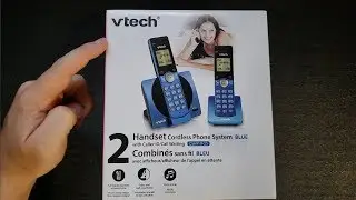 Unboxing Vtech Cordless Phone System