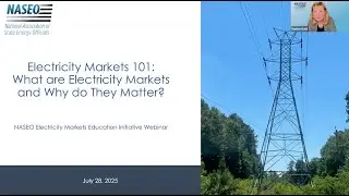 NASEO Electricity Markets 101 Webinar: What Are Electricity Markets and Why Do They Matter