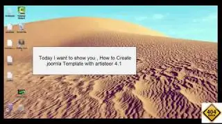 2 Create joomla template with artisteer -Error404