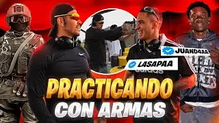 PRACTICANDO EN ZONA DE TIRO CON LASAPAA Y JUANDA 🔫