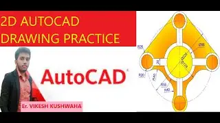 2D autocad drawing practice | new drawing