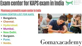 Pharmacy prometric exam center for KAPS exam in India