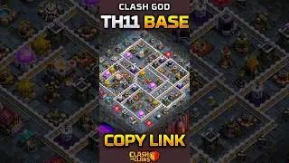 🚨 TH11 War Base 2025 | Anti Electro Dragon ⚡ | Anti 3 Star Layout 🔒