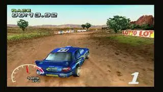 WRC Arcade PS1 - Grid Race (Ford Focus Silver)
