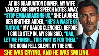 MY WIFE CALLED OUR SON AN EMBARRASSMENT, MY SON SAID, “DAD, LET ME FINISH…”