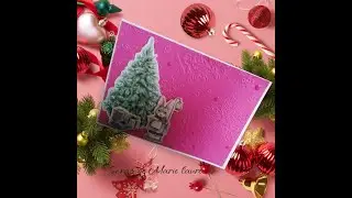 embossage a froid devient cartes de no&euml;l#scrapbooking