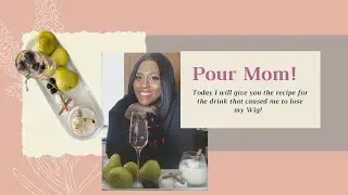 Pour Mom! -Blackberry Spritzer and Driven Snow Cocktail