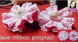 KAYANG KAYA MO TOH! /LACE RIBBON PONYTAIL/ PANYTAIL DIY TUTORIAL/IzahLeidy Videos