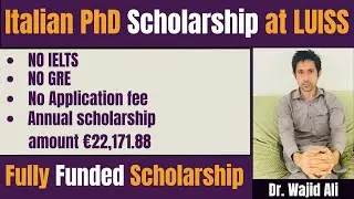 12 PhD Scholarships in Law and Business at LUISS Guido Carli Italy(41st Cycle, 2025-2026)