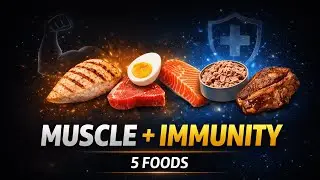 5 Best Non-Veg Foods for Muscle Growth & Immune Boost 💪🛡️ #healthyfood #trending #1k