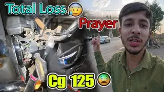 Bad Accident on Honda Cg 125 😭Sab khatam💔Prayer for Me🙏