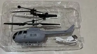 Army military helicopter Bo-105 Unboxing and Testing Video 