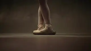Female Ballerina Posing Stock Video