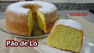 PÃO DE LÓ receita fácil, rápida e perfeita