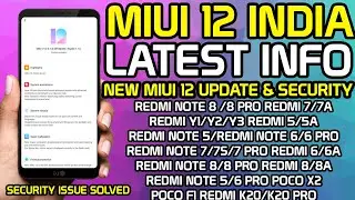 MIUI 12 India GOOD NEWS 😍 MIUI 12 India Update Rolling Out New MIUI 12 Coming Soon MIUI 12.0.1.0-8.0