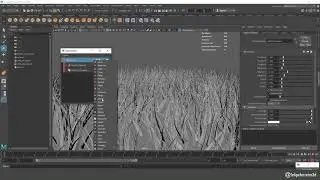 Tips and Tricks - Quickly Grass with MASH / Maya - #0007