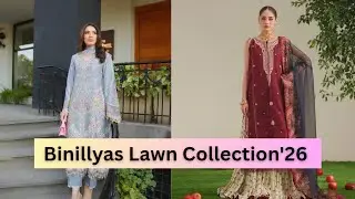Bin Ilyas Luxury Lawn 2026 Collection 🌸 | Must-See Pakistani Designer Lawn @MahiVlogs880 