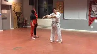 Halloween party martial arts ... defence against zombies