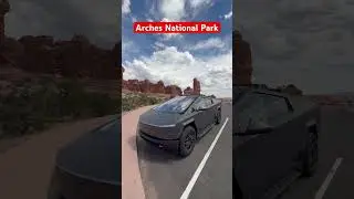 Arches NationalPark + Cybertruck &mdash; Nature Meets Innovation 🚙✨