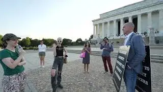 Billboard Chris Debates Gender Ideology at the Lincoln Memorial