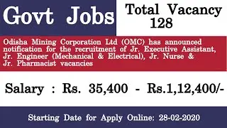 OMC Non Executive Result 2021 &ndash; Selection List Released