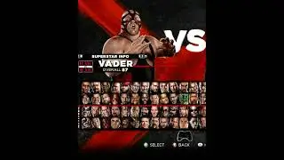 WWE 13 FULL ROSTER Select Screen