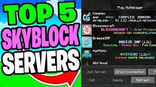 Top 5 Skyblock Servers For Minecraft 2026! - Server IPS