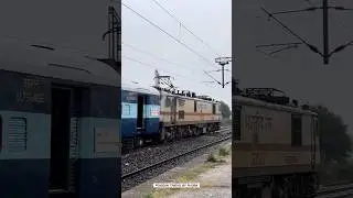 Start-up of WAP7 locomotive 🔥 #electriclocomotive #startup #wap7 #indianrailways