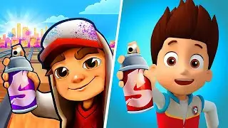 Subway Surfers VS Ryder Paw Patrol Run, Subway Surfers Cartoon Game, Gameplay Adventure Subway Run