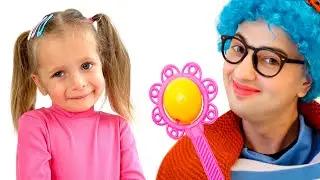 Веселая история о няне и воздушных шарах с Майей и Машей