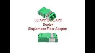 LC/APC to LC/APC Duplex Singlemode Fiber Adapter  P#701