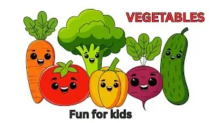 Vegetables Poem for Kids 🥕🥦 | Fun Learning Song for Children