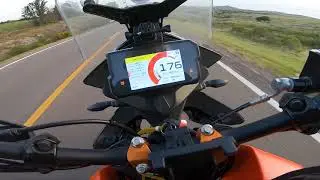 KTM Adventure 390 - Top Speed - Uruguay 🏍💨