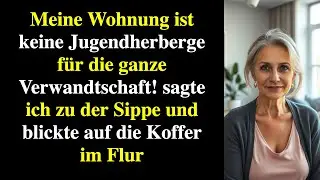 Meine Wohnung ist keine Jugendherberge f&uuml;r die ganze Verwandtschaft! sagte ich zu der Sippe und
