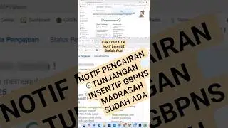 Cek Emis GTK Notifikasi Tunjangan Insentif Guru Madrasah Non ASN Non Serti Sudah Muncul #kemenag