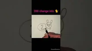 200 change into a cat #drawing #youtubeshorts #viralvideo ||king vs kids