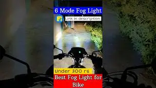 Best Fog light for bikes 🚦💥🚀💫 | 6 Mode + Pcr Light | under 300 on Flipkart  @Mr.pradhan #foglights
