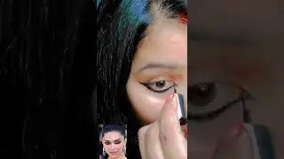 Deepika Padukone Inspired Reverse Eyeliner Tutorial 😍✨👁️#shorts #reverseeyelinertutorial #makeup
