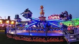Bounce Jump & Smile Frogs Funfair Ride - Old School Dubstep Soundtrack #funfair #fairground #dubstep