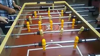 THE MOST EPIC FOOSBALL GAME EVER..    IN SPANGLISH