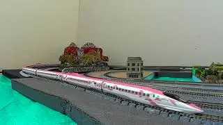 【Zゲージ】　モジュールレイアウト　7線　走行動画　【Z gauge】【spur Z anlage】 【spur Z anlage】