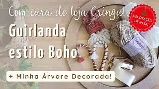 DIY GUIRLANDA estilo BOHO CHIC com CARA DE LOJA GRINGA! - Decora&ccedil;&atilde;o de Natal 2024 #7