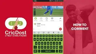 HOW TO COMMENTS IN CRICDOST APP
