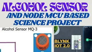 Alcohol SENSOR & ESP8266 Based IoT Projects ll NODE MCU based  innovative Project