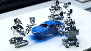Mini Robot Car Painting Machine &ndash; Amazing Tiny Automation!