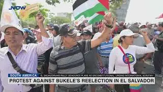 Protest Against Bukele's Reelection Amid Peace Agreement Commemoration